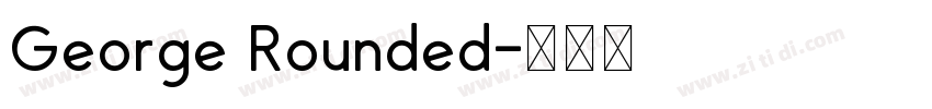 George Rounded字体转换